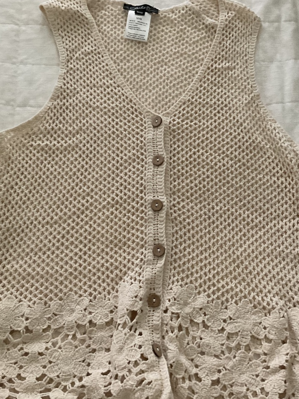 Charlie B knit sleeveless sweater